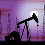 Oil Wells Means Power Source And Drilling