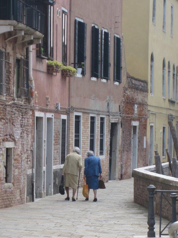 Women Walking Venice
