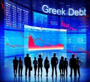 Group of People Discussion about Greek Debt Crisis