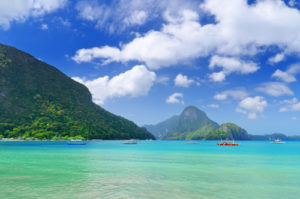 Tropical sea landsape. Philippines, El Nido.