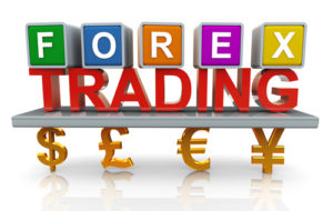 3d render of forex trading concept